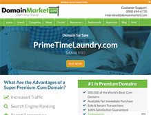 Tablet Screenshot of primetimelaundry.com
